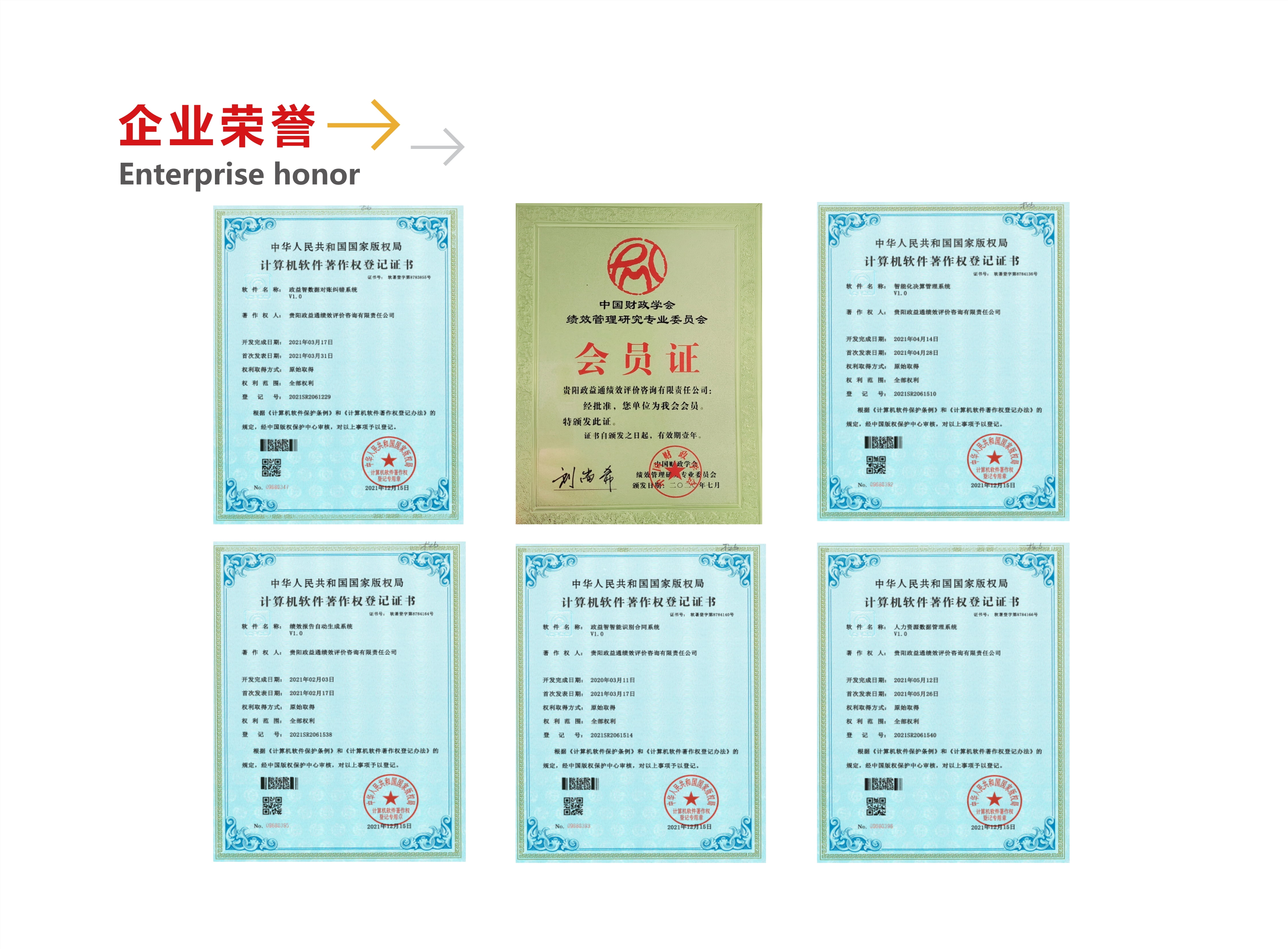 企业荣誉三